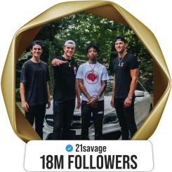 21 Savage — 18M followers