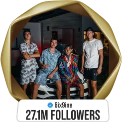 6ix9ine — 27.1M followers