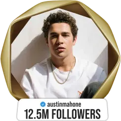 Austin Mahone — 12.5M followers