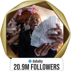DaBaby — 20.9M followers