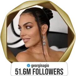 Georgina Rodríguez — 51.6M followers