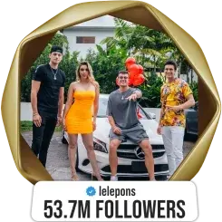 Lele Pons — 53.7M followers