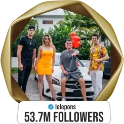 Lele Pons — 53.7M followers