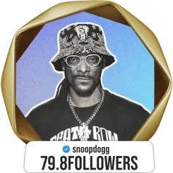 Snoop Dogg — 79.8M followers